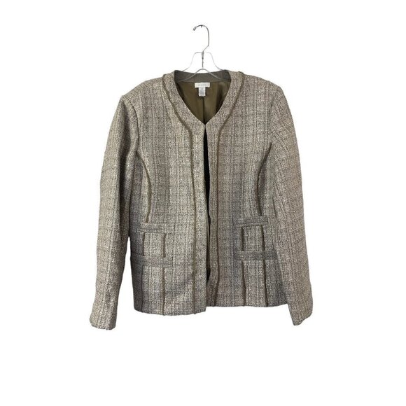 Chicos Tops - Chicos Women's Tan Blazer Top